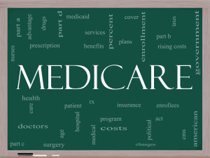 Medicare Sign representing Pros and Cons of Utah Medicare Advantage Plans